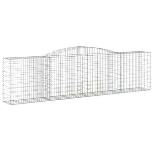 Lučne gabionske košare 7 kom 400x50x100/120cm pocinčano željezo - 400 x 50 x 100/120 cm 7 Cijena