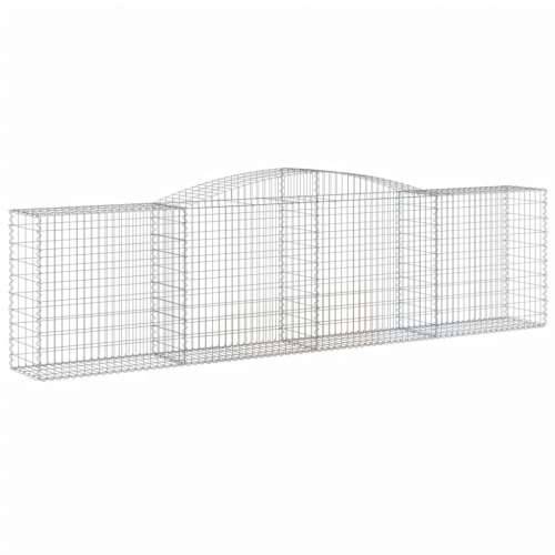 Lučne gabionske košare 10kom 400x50x100/120cm pocinčano željezo - 400 x 50 x 100/120 cm 10 Cijena