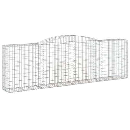 Lučne gabionske košare 9 kom 400x50x120/140cm pocinčano željezo - 400 x 50 x 120/140 cm 9 Cijena