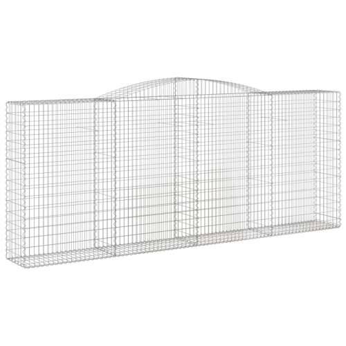 Lučne gabionske košare 5 kom 400x50x160/180cm pocinčano željezo - 400 x 50 x 160/180 cm 5 Cijena