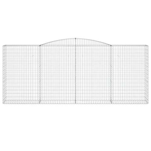 Lučne gabionske košare 5 kom 400x50x160/180cm pocinčano željezo - 400 x 50 x 160/180 cm 5 Cijena
