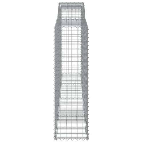 Lučne gabionske košare 5 kom 400x50x160/180cm pocinčano željezo - 400 x 50 x 160/180 cm 5 Cijena