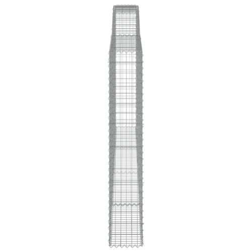 Lučne gabionske košare 4 kom 400x30x180/200cm pocinčano željezo - 400 x 30 x 180/200 cm 4 Cijena