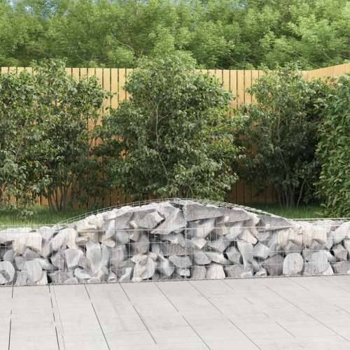 Lučne gabionske košare 4 kom 400x50x40/60 cm pocinčano željezo - 400 x 50 x 40/60 cm 4 Cijena