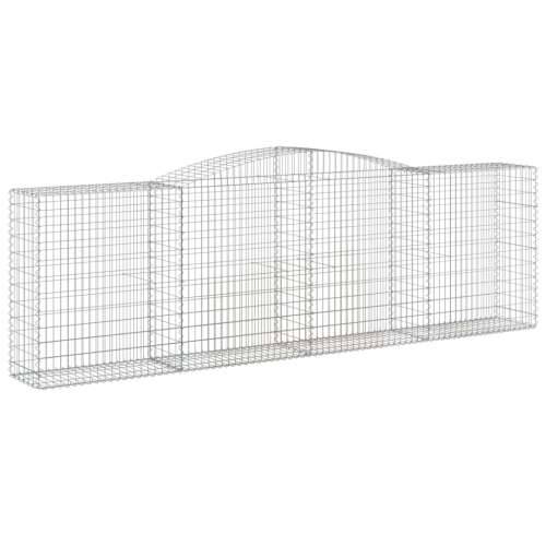Lučne gabionske košare 3 kom 400x50x120/140cm pocinčano željezo - 400 x 50 x 120/140 cm 3 Cijena