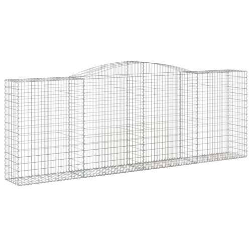 Lučne gabionske košare 4 kom 400x50x40/60 cm pocinčano željezo - 400 x 50 x 140/160 cm 4 Cijena