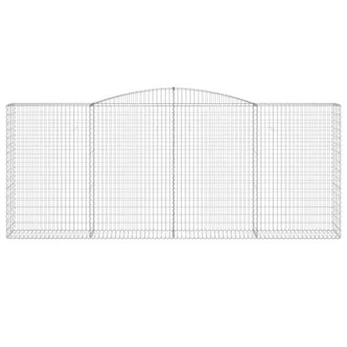 Lučne gabionske košare 2 kom 400x30x160/180cm pocinčano željezo - 400 x 50 x 160/180 cm 2 Cijena
