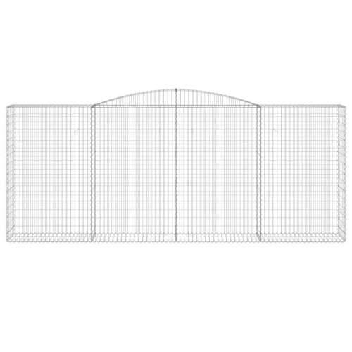 Lučne gabionske košare 3 kom 400x50x160/180cm pocinčano željezo - 400 x 50 x 160/180 cm 3 Cijena