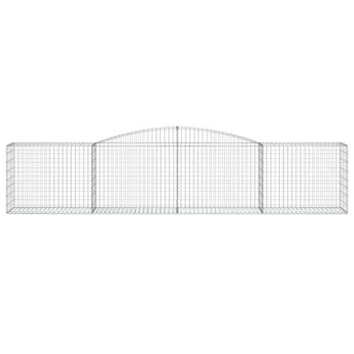 Lučne gabionske košare 7 kom 400x50x80/100 cm pocinčano željezo - 400 x 50 x 80/100 cm 7 Cijena