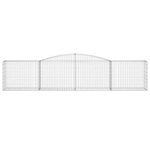 Lučne gabionske košare 10 kom 400x50x80/100cm pocinčano željezo - 400 x 50 x 80/100 cm 10 Cijena