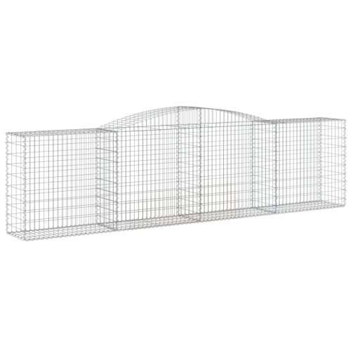 Lučne gabionske košare 3 kom 400x50x100/120cm pocinčano željezo - 400 x 50 x 100/120 cm 3 Cijena