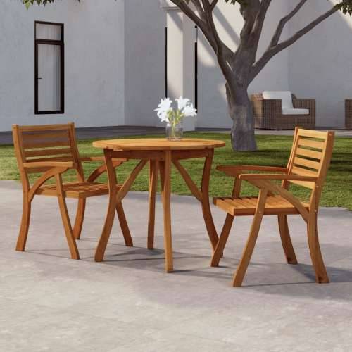 Vrtni stol Ø 85 cm od masivnog bagremovog drva - 85 x 85 x 75 cm 1 Okruglo Cijena
