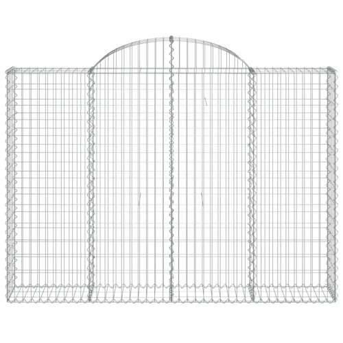 Gabion - Gabion ograde - Gabionska košara s lukom 200x30x140/160 cm pocinčano željezo - 200 x 30 x 140/160 cm 1 Cijena