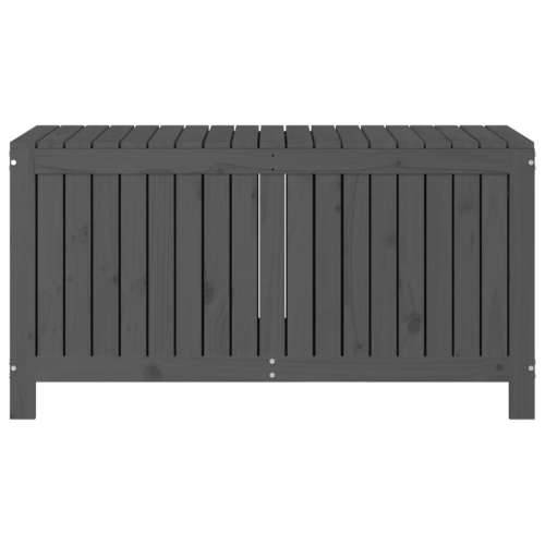 Vrtna kutija za pohranu siva 121x55x64 cm od masivne borovine - Siva boja bora 121 x 55 x 64 cm Cijena