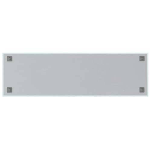 Zidna magnetna ploča bijela 100 x 30 cm od kaljenog stakla - Bijela 100 x 30 cm bez dodataka Cijena