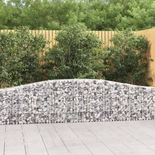 Lučne gabionske košare 3 kom 400x30x60/80 cm pocinčano željezo - 400 x 30 x 60/80 cm 3 Cijena