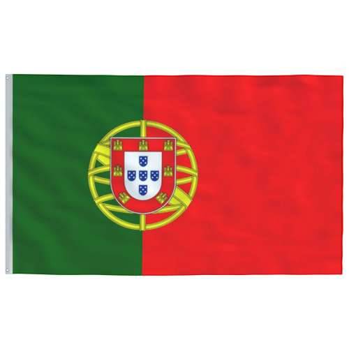 Portugalska zastava i jarbol 6,23 m aluminijski - 6.23 m Portugal Cijena