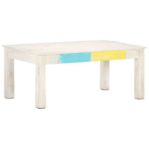 Stolić za kavu bijeli 110 x 60 x 45 cm od masivnog drva manga Cijena
