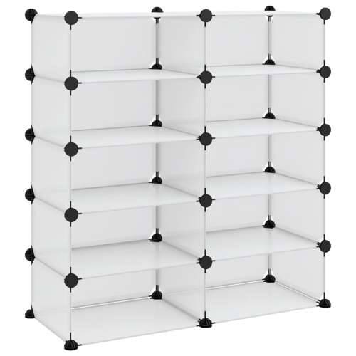 Stalak za cipele prozirni 84 x 32 x 88,5 cm PP - Transparentan 84 x 32 x 88.5 cm 1 Cijena
