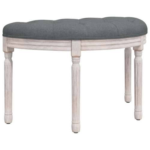 Klupa tamnosiva 81,5 x 41 x 49 cm od tkanine - Siva 81.5 x 41 x 49 cm Cijena