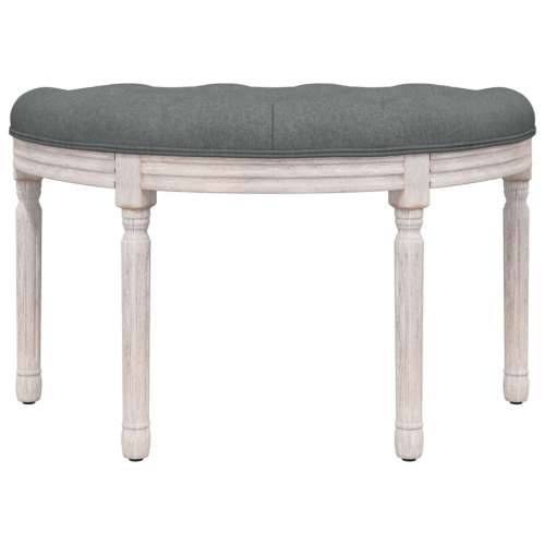 Klupa tamnosiva 81,5 x 41 x 49 cm od tkanine - Siva 81.5 x 41 x 49 cm Cijena