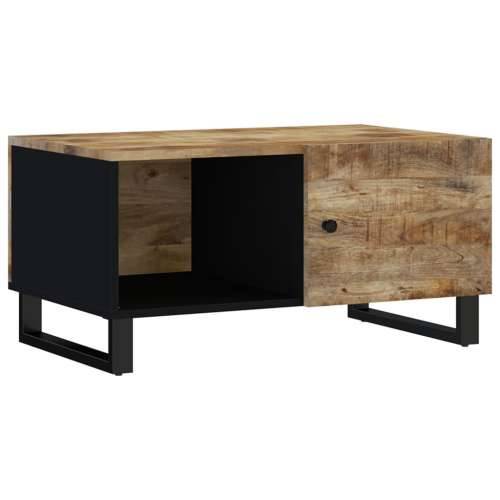 Stolić za kavu 80x50x40 cm od drva manga i konstruiranog drva - Svijetlo drvo 1 Cijena