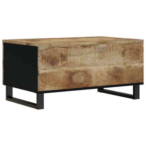 Stolić za kavu 80x50x40 cm od drva manga i konstruiranog drva - Svijetlo drvo 1 Cijena