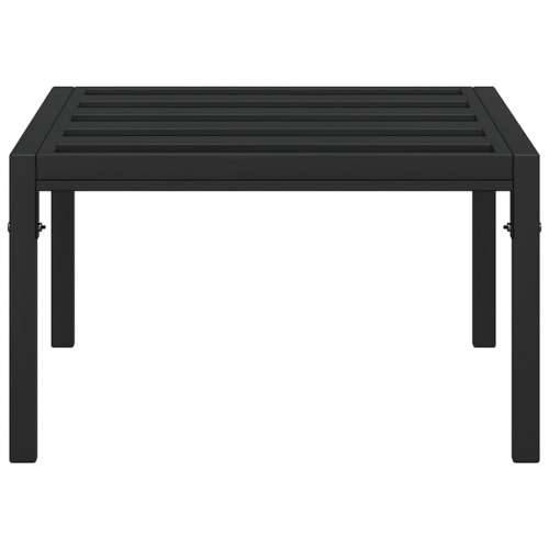 Vrtni stolić za kavu crni 60 x 60 x 35 cm čelični - Crna 1 Cijena