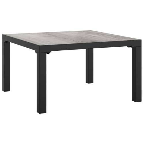 Vrtni stolić za kavu sivi 55 x 55 x 31 cm DPC i čelik - 1 stol Cijena
