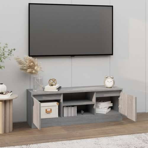 TV ormarić s vratima boja sivog hrasta sonome 102x30x36 cm - Sivi hrast sonoma 1 Cijena