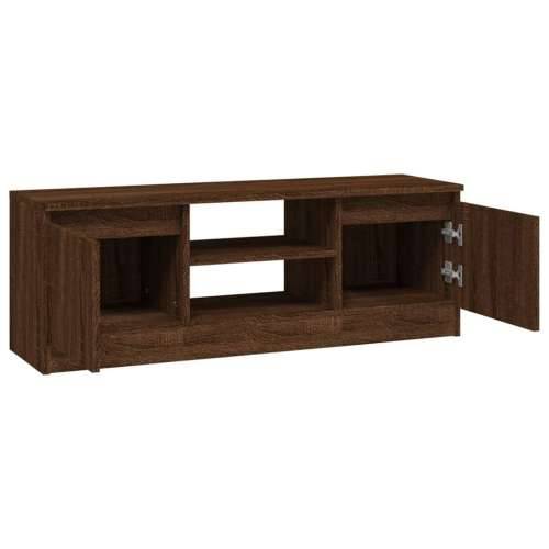 TV ormarić s vratima boja smeđeg hrasta 102x30x36 cm - Smeđi hrast 1 Cijena