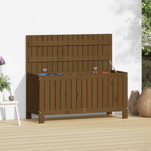 Vrtna kutija za pohranu boja meda 108x42,5x54 cm od borovine - Smeđa boja bora 108 x 42.5 x 54 cm Cijena