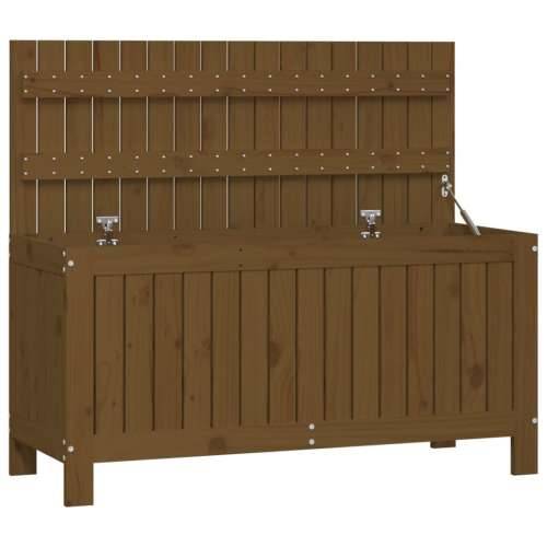 Vrtna kutija za pohranu boja meda 108x42,5x54 cm od borovine - Smeđa boja bora 108 x 42.5 x 54 cm Cijena