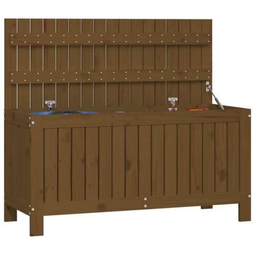 Vrtna kutija za pohranu boja meda 108x42,5x54 cm od borovine - Smeđa boja bora 108 x 42.5 x 54 cm Cijena