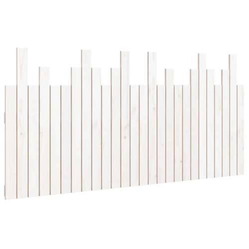Zidno uzglavlje bijelo 166x3x80 cm od masivne borovine - Bijela 166 x 80 cm 1 Cijena