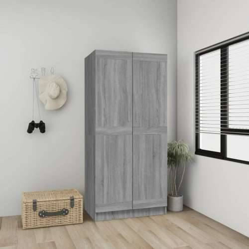 Ormar siva boja hrasta 82,5x51,5x180 cm od konstruiranog drva - Sivi hrast sonoma 1 Cijena