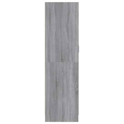 Ormar siva boja hrasta 82,5x51,5x180 cm od konstruiranog drva - Sivi hrast sonoma 1 Cijena