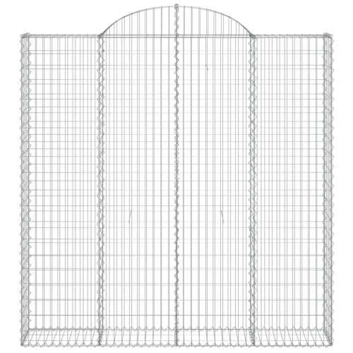 Gabion - Gabion ograde - Gabionska košara s lukom 200x30x200/220 cm pocinčano željezo - 200 x 30 x 200/220 cm 1 Cijena