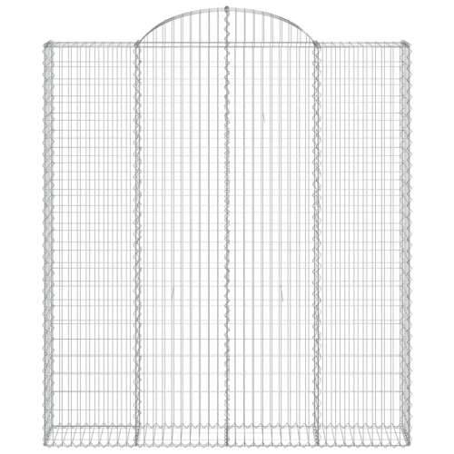 Gabion - Gabion ograde - Gabionska košara s lukom 200x30x220/240 cm pocinčano željezo - 200 x 30 x 220/240 cm 1 Cijena