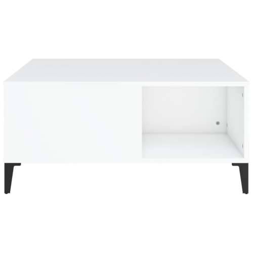 Stolić za kavu bijeli 80 x 80 x 36,5 cm od konstruiranog drva - Bijela 1 Cijena