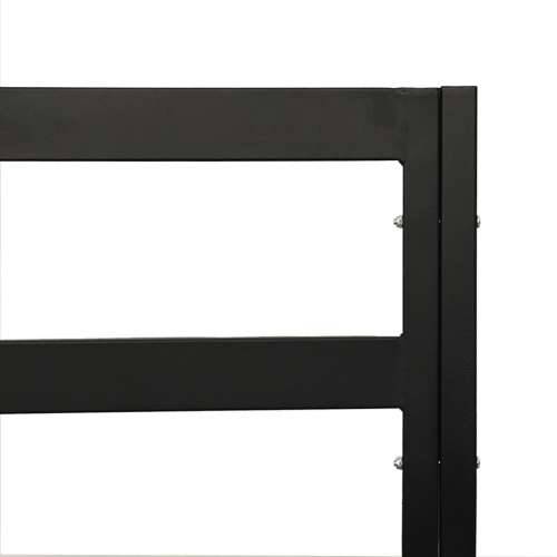Vrtna stolica sa sivim jastucima 68 x 76 x 79 cm čelična - Siva 1 Cijena