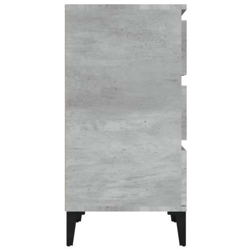Noćni ormarić siva boja betona 40x35x70 cm konstruirano drvo - Beton siva 1 Cijena