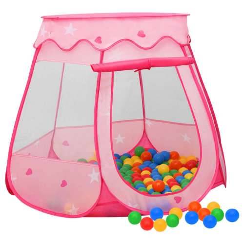 Dječji šator za igru s 250 loptica ružičasti 102 x 102 x 82 cm Cijena