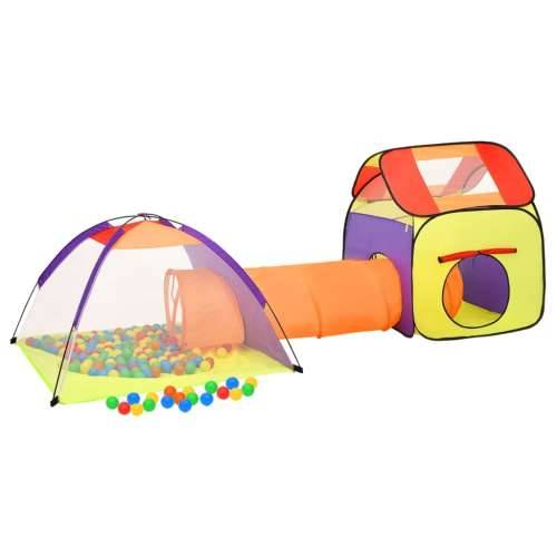Dječji šator za igru s 250 loptica višebojni 338x123x111 cm Cijena
