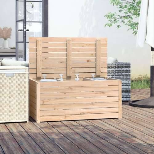 Vrtna kutija 101 x 50,5 x 46,5 cm od masivne borovine - Prirodna 101 x 50.5 x 46.5 cm Cijena