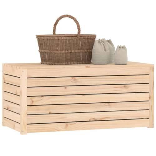 Vrtna kutija 101 x 50,5 x 46,5 cm od masivne borovine - Prirodna 101 x 50.5 x 46.5 cm Cijena