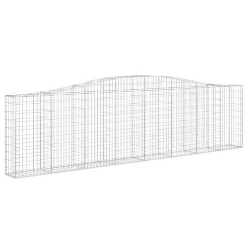 Lučne gabionske košare 3 kom 400x30x100/120cm pocinčano željezo - 400 x 30 x 100/120 cm 3 Cijena