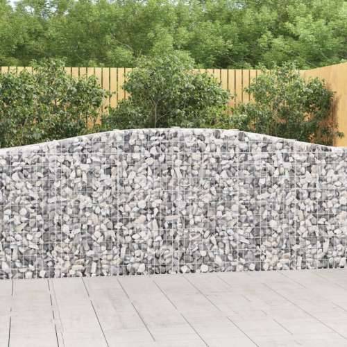 Lučne gabionske košare 9 kom 400x30x100/120cm pocinčano željezo - 400 x 30 x 100/120 cm 9 Cijena