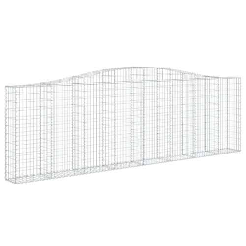 Lučne gabionske košare 8 kom 400x30x120/140cm pocinčano željezo - 400 x 30 x 120/140 cm 8 Cijena