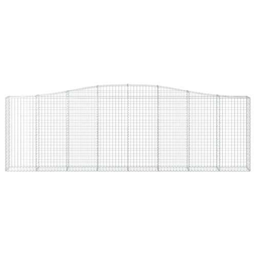 Lučne gabionske košare 8 kom 400x30x120/140cm pocinčano željezo - 400 x 30 x 120/140 cm 8 Cijena